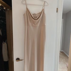 Beautiful satin bridesmaid dress - Anthropologie